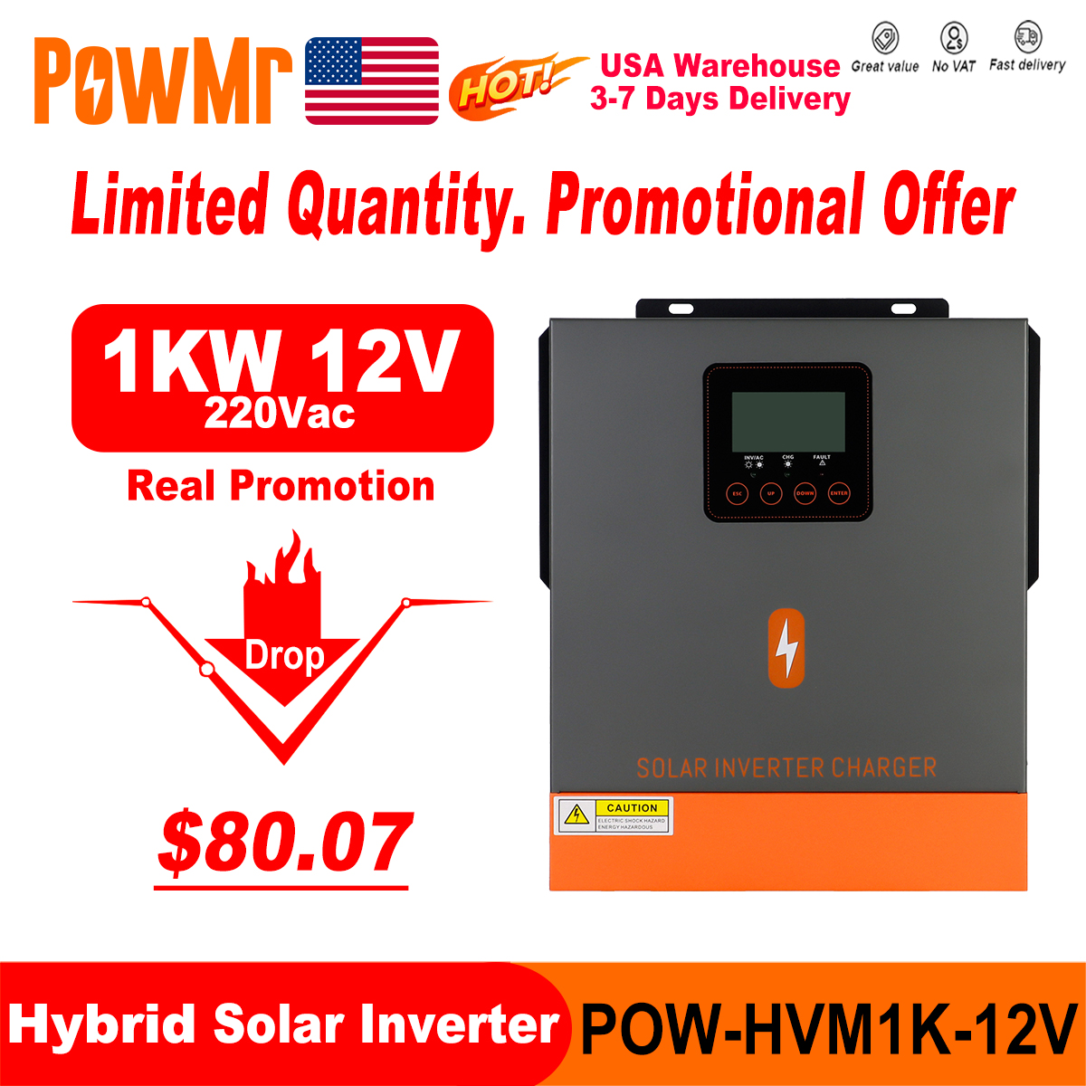 Drone Solar Charger - Clearance Sale 1KW Hybrid Solar Inverters