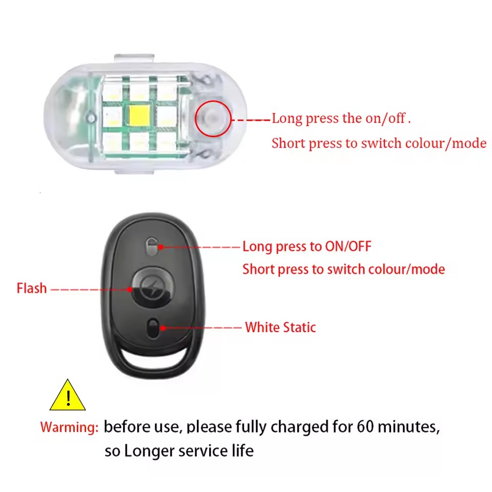 Wireless Remote Control LED St - Drone Strobe Light recensione e prezzo