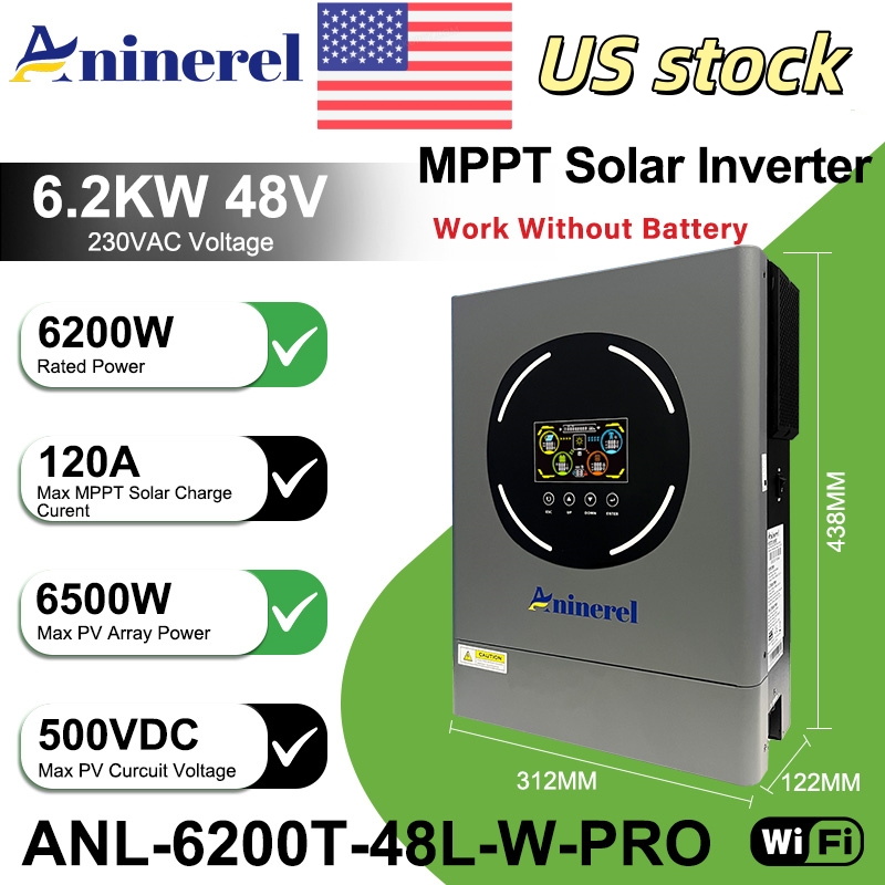 Aninerel 6.2KW 48V Hybrid Sola - Drone Solar Charger recensione e prezzo