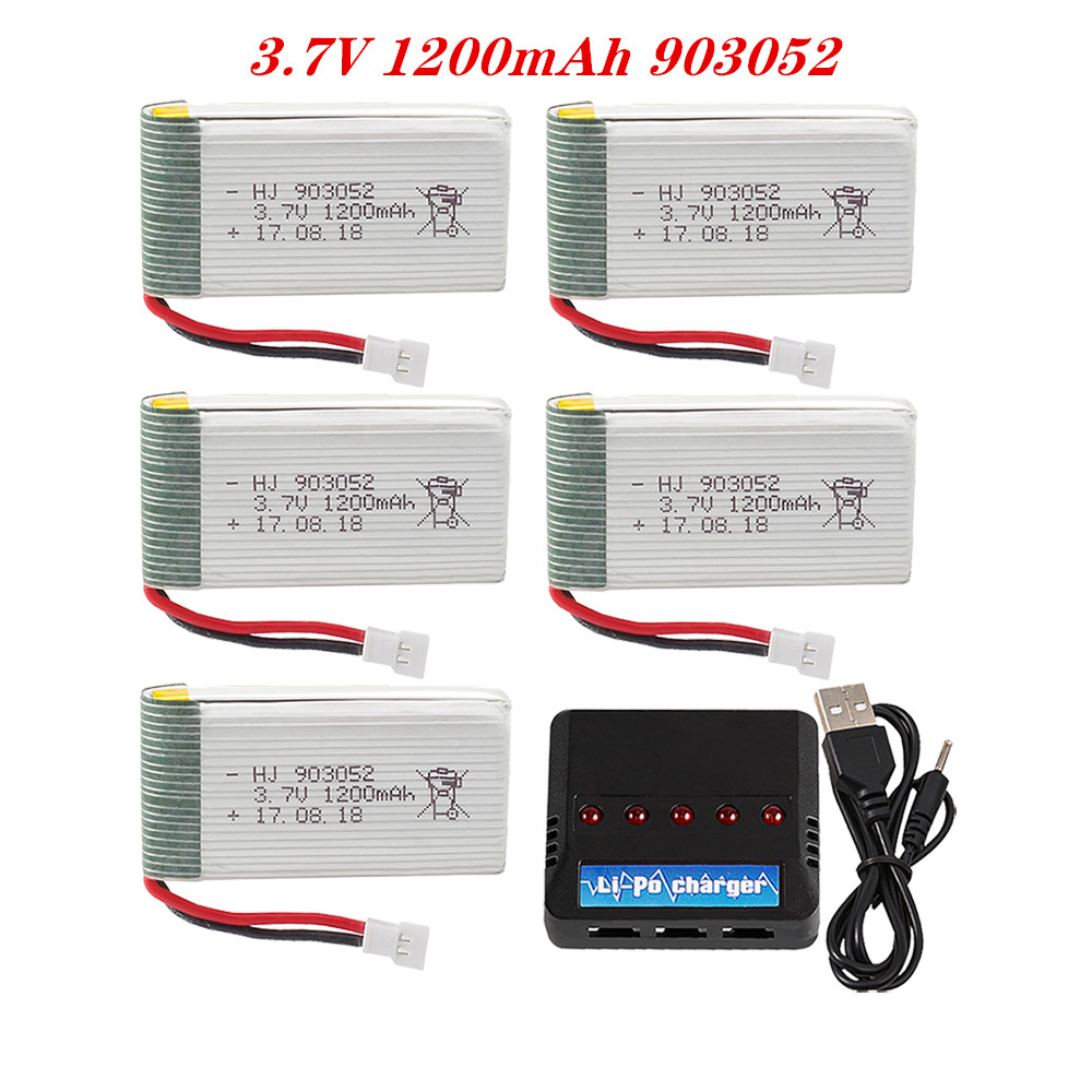 3.7V 1200mah 903052 Lipo Batte - Drone Battery Adapter recensione e prezzo