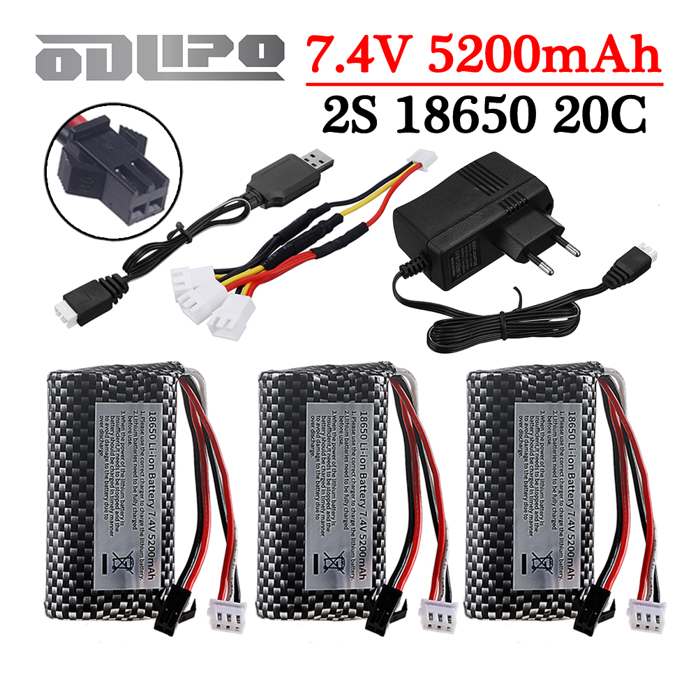 18650 7.4V 5200mAh Li-ion batt - Drone Battery Charger recensione e prezzo