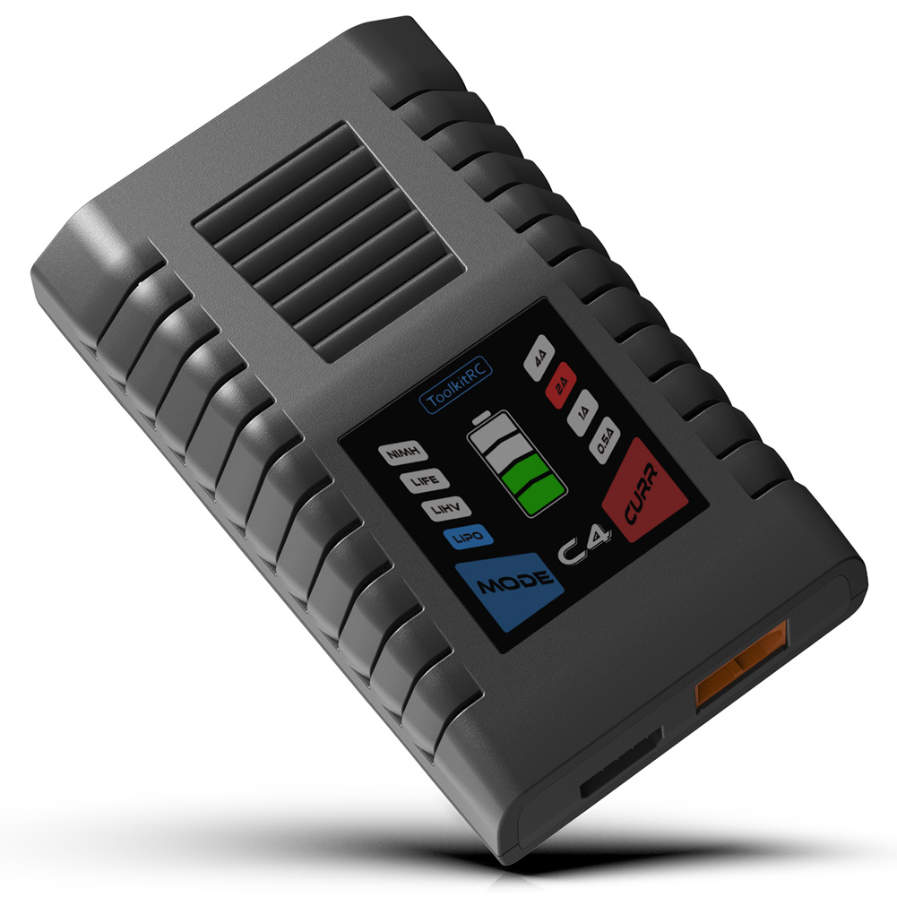 ToolkitRC C4 Charger 50W 5A AC - Drone Battery Charger recensione e prezzo