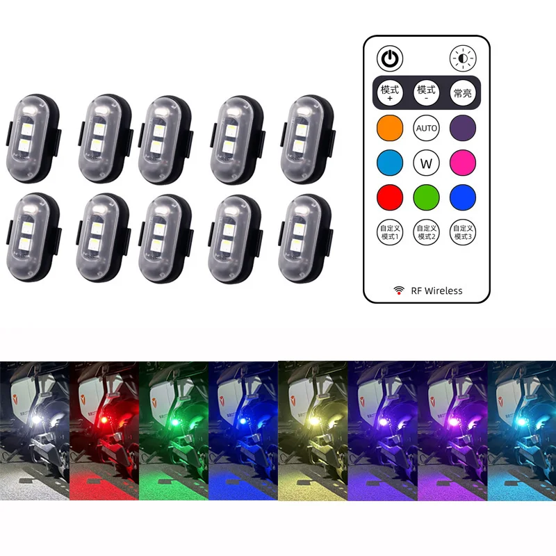 2/4/8Pcs Wireless Remote Contr - Drone Strobe Light recensione e prezzo