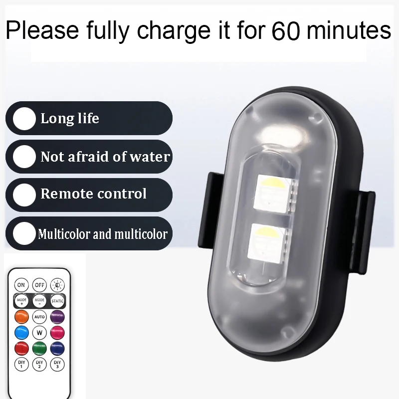 2/4/8Pcs Wireless Remote Contr - Drone Strobe Light recensione e prezzo