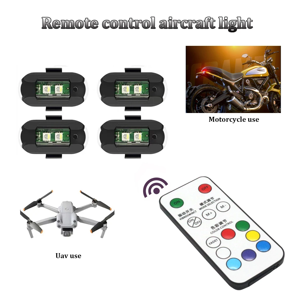 1Pcs Remote LED RGB Anti-colli - Drone Beacon Light recensione e prezzo
