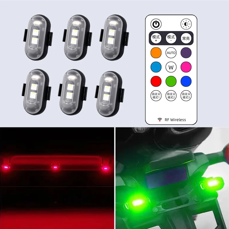 Motorcycle Aircraft Lights RGB - Drone Strobe Light recensione e prezzo