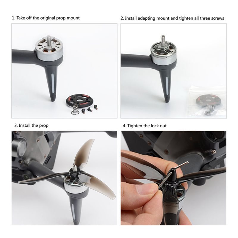 B50B-Motor Plate Adapter 4Pcs  - Drone Propeller Holder recensione e prezzo