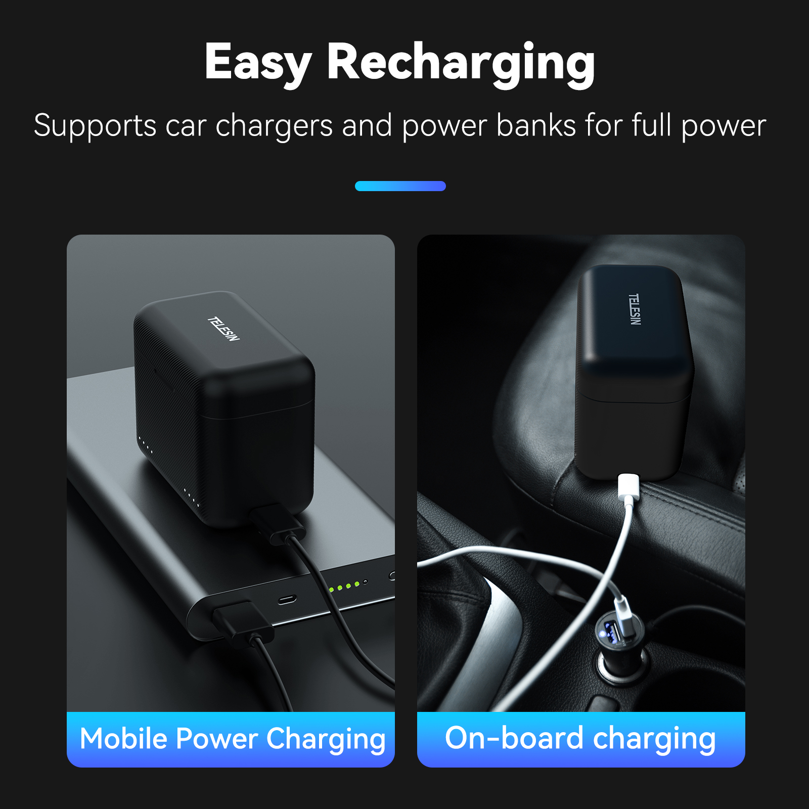 TELESIN For Insta360 X3 X4 Bat - Drone Charging Hub recensione e prezzo