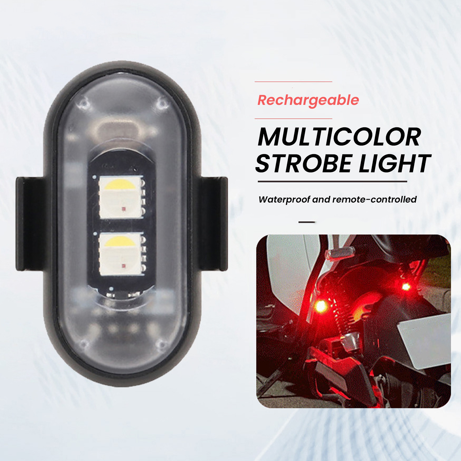 2/4/6PCS Wireless LED Strobe L - Drone Beacon Light recensione e prezzo