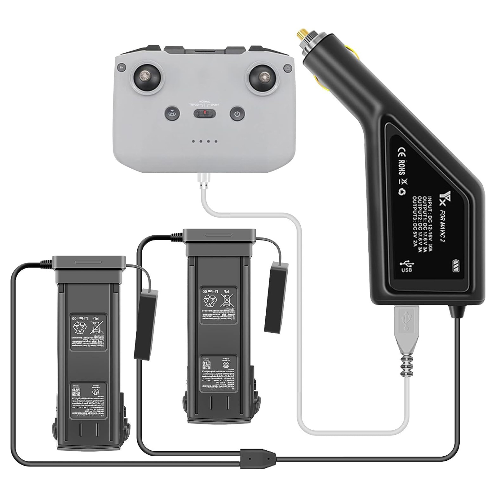 For DJI Mavic 3 Intelligent Ba - Drone Charging Hub recensione e prezzo