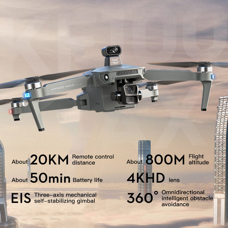 SJRC KF100 MAX 8K UHD Photo HD - Drone Battery Adapter recensione e prezzo
