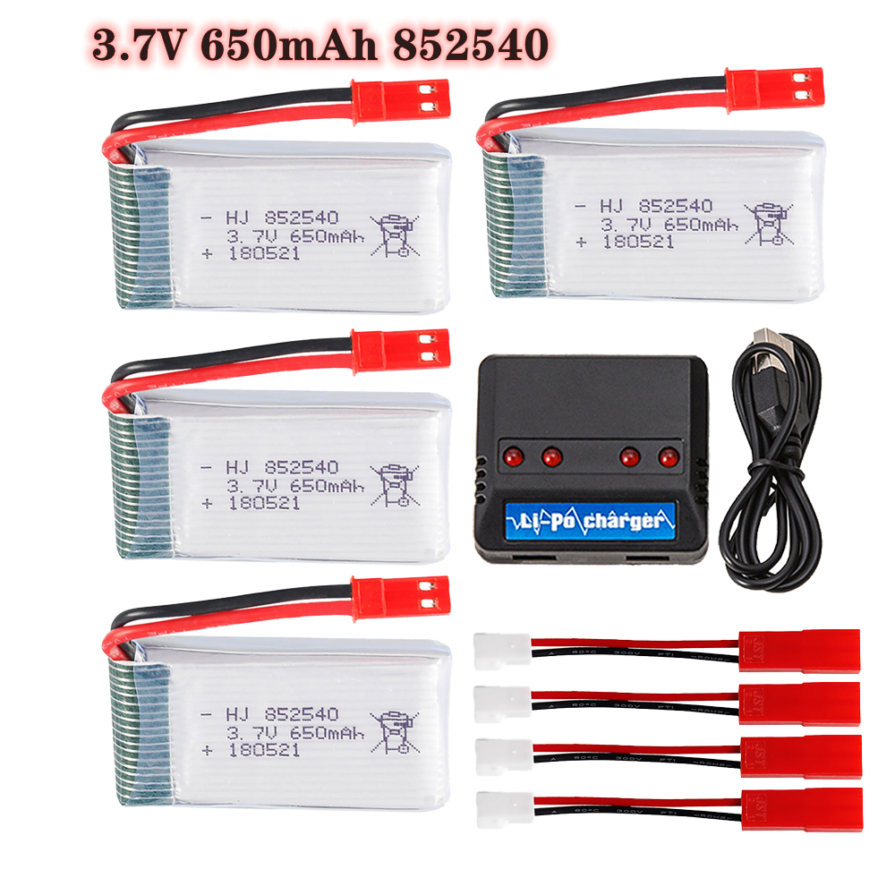 3.7v 650mAh 852540 Lipo Batter - Drone Battery Charger recensione e prezzo