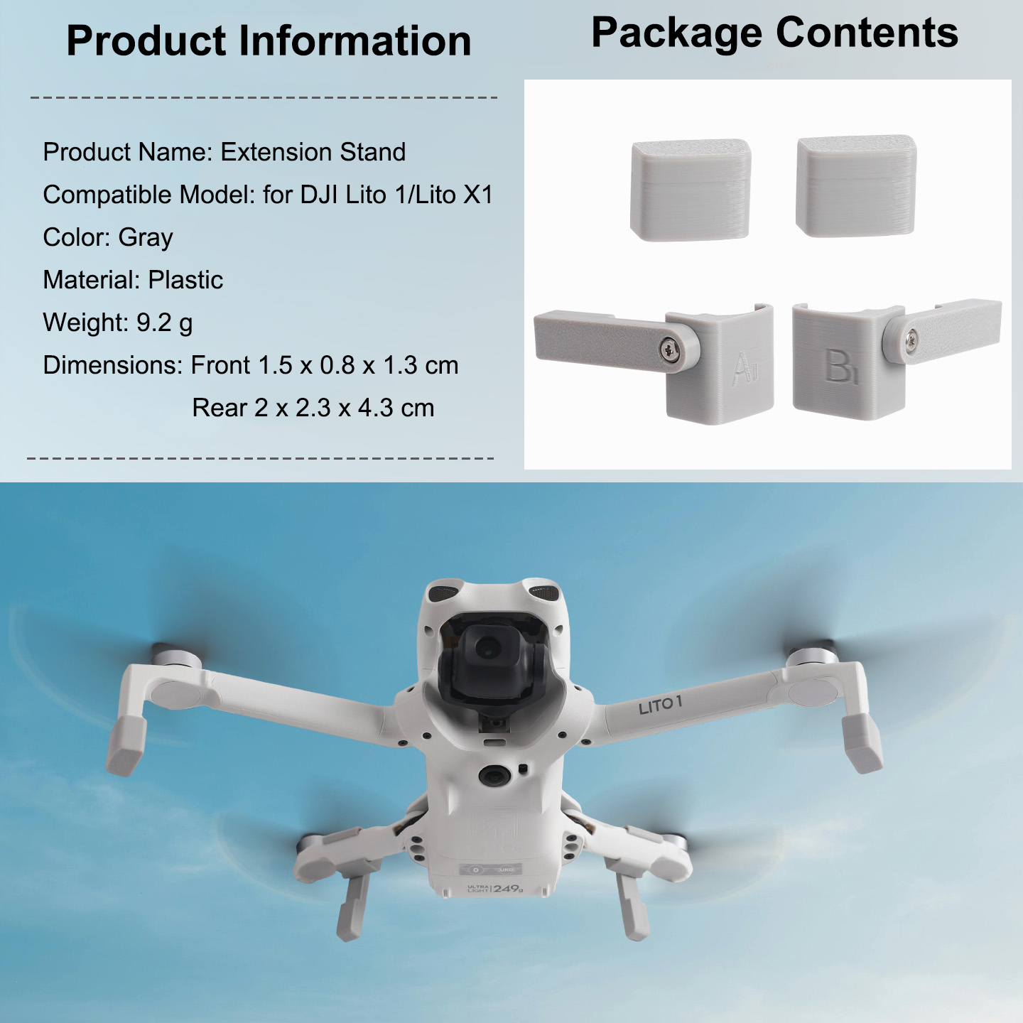 Landing Gear Extender for DJI  - Drone Landing Pad recensione e prezzo