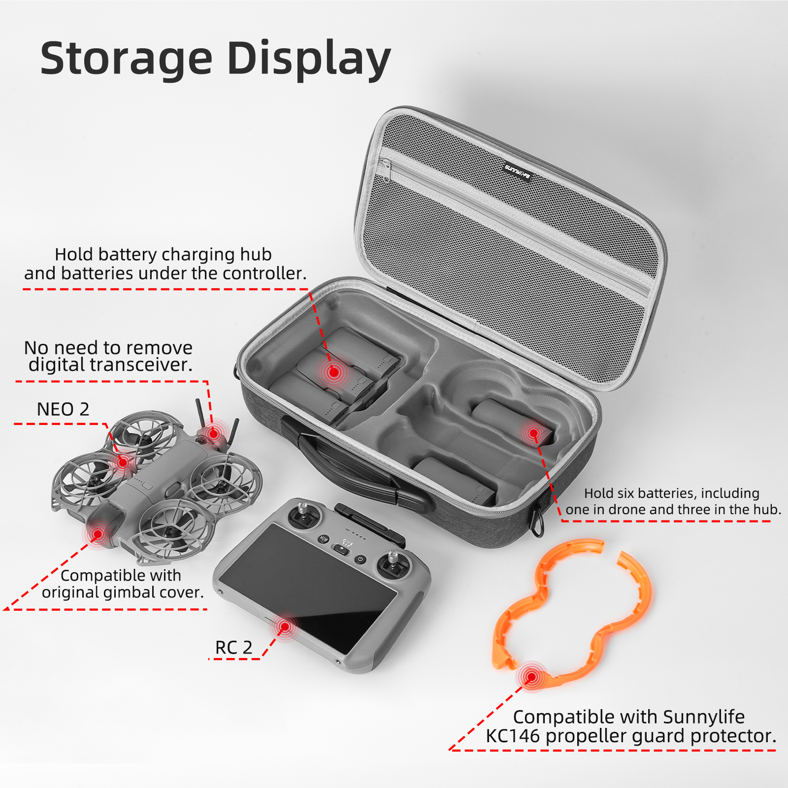 Carrying Case Travel Shoulder  - Drone Carrying Case recensione e prezzo