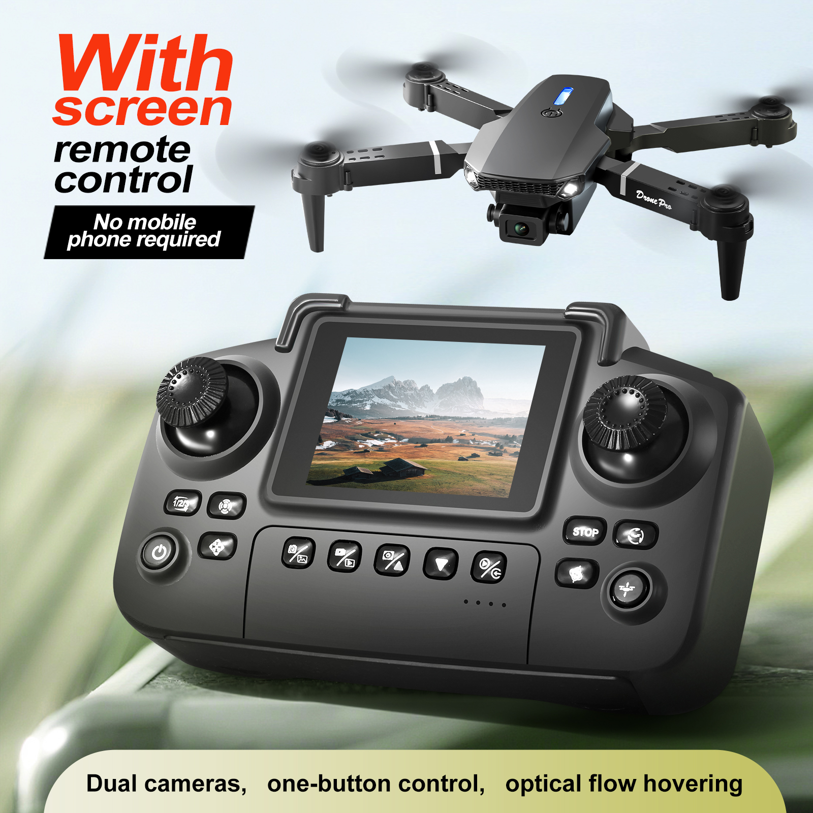 2025 New E88 E99 Upgraded Dron - Drone Controller Screen recensione e prezzo