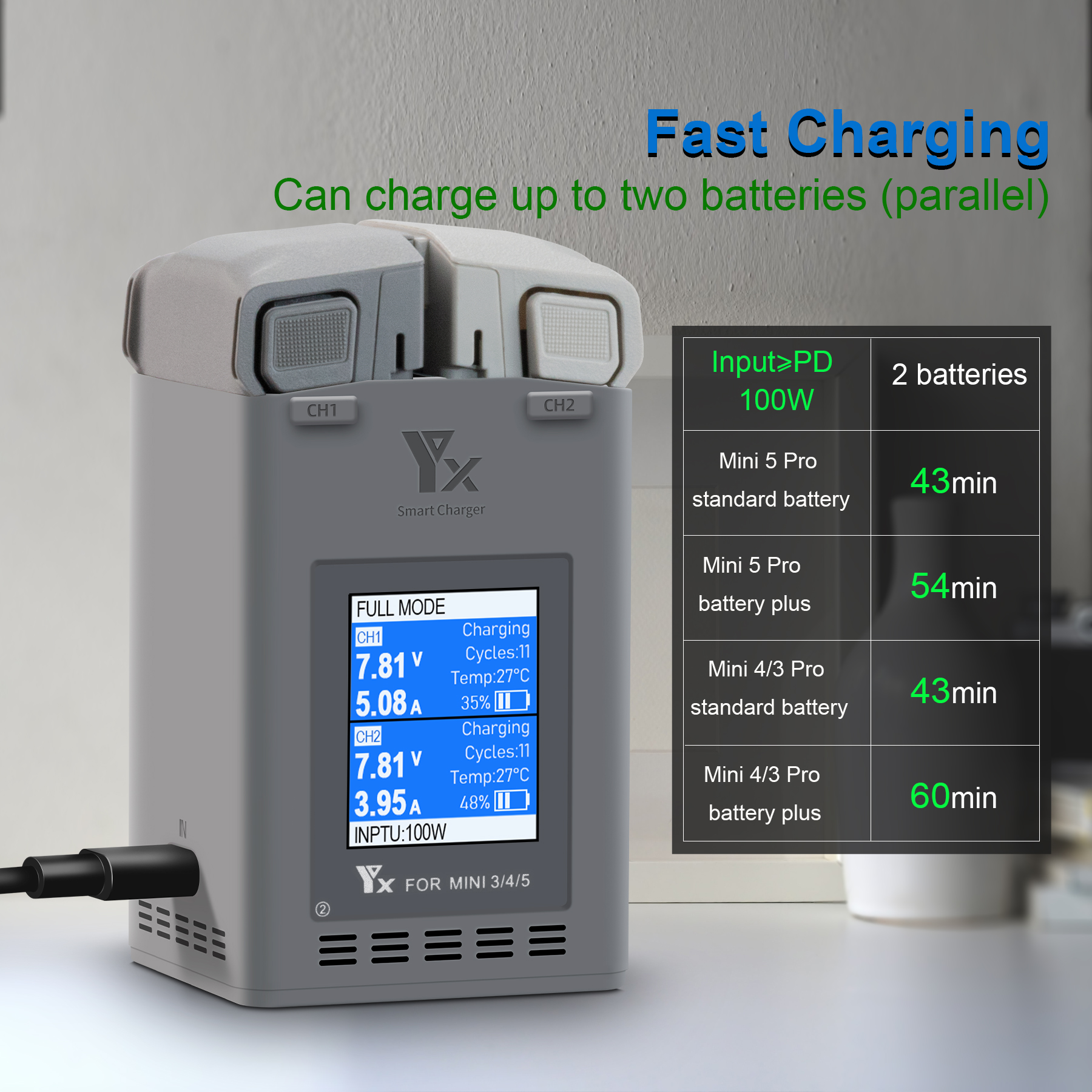 100W Intelligent Battery Charg - Drone Battery Adapter recensione e prezzo
