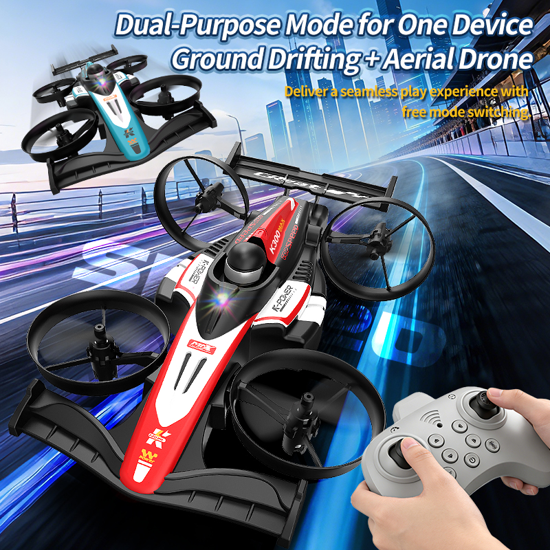 Mini RC Flying Car Transformab - Drone Beacon Light recensione e prezzo